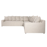 Marcia Angora Sand L-Shape Sectional